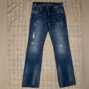 American Eagle Original Bootcut Blue Jeans 32Wx36L